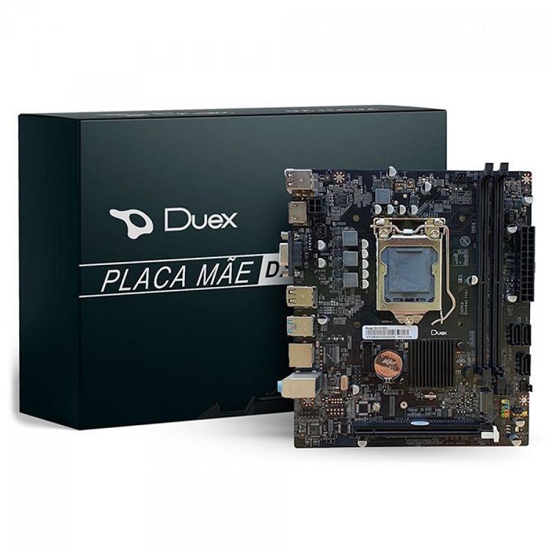 md5-848eaf498b1aca71cbe56834ed991d4e Placa Mae Duex Dx H310Zg Ddr4 Lga 1151 Para 8G - Imagem 1