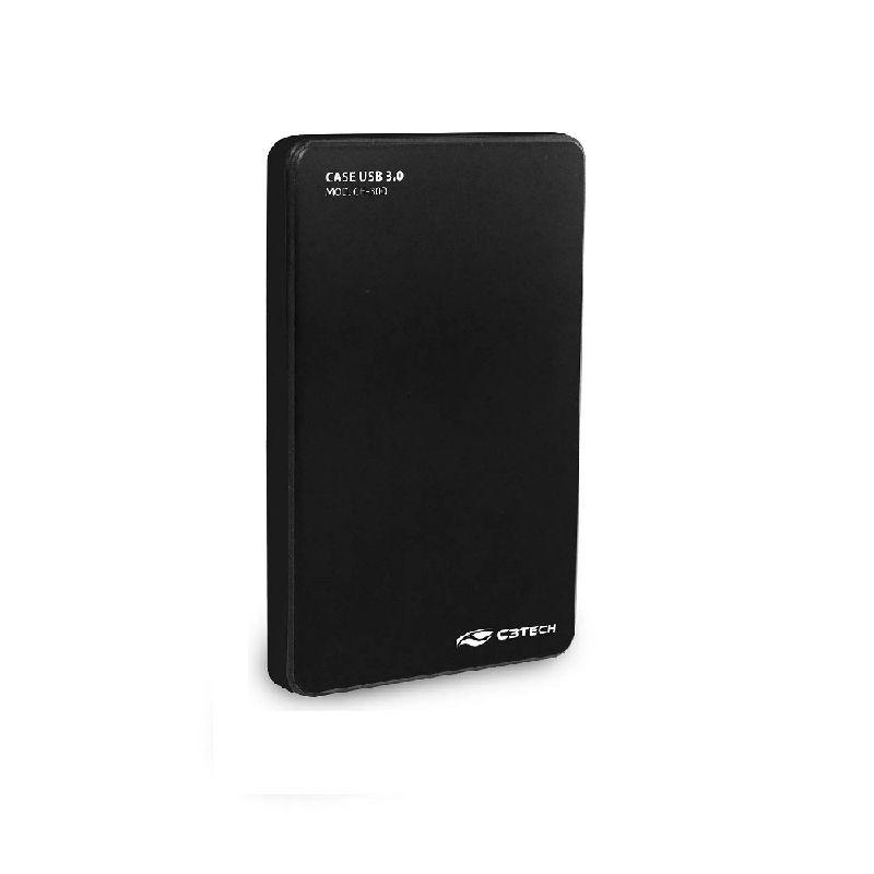 md5-5540E31BB2AB884DCD895A628AF87999 Case De Hd C3Tech Gaveta Ext 2,5 Usb 3.0 Ch-300Bk - Imagem 1