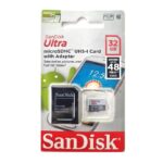 Cartao De Memoria Sandisk 32Gb Micro Sd C/Adap Classe 10 48Mbps -ESPECIAL
