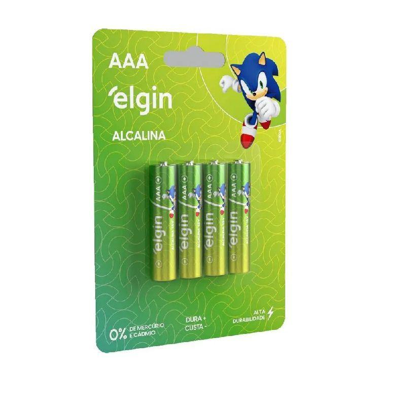md5-1E57C62C083378C8FD621EA7A276ECBB Baterias/Pilhas Elgin Aaa-Pilha Alcalina Lr03 (Blister C/4) - Imagem 1