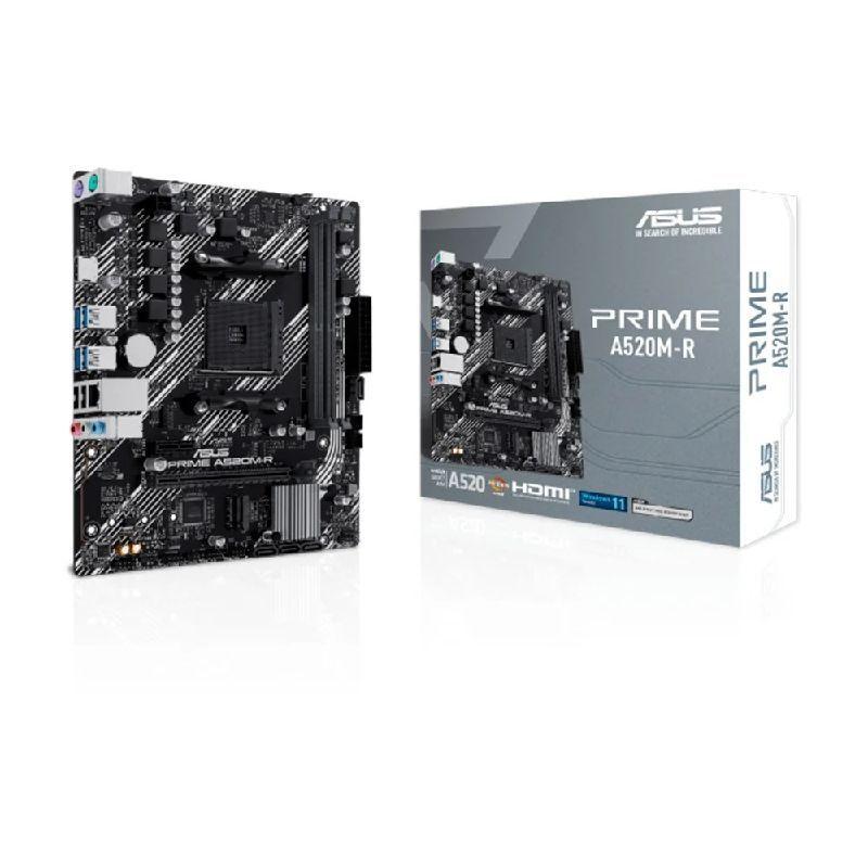 md5-08031501E3E49B1C4C0CA50B025D2239 Placa Mae Asus A520M-R Prime Am4 90Mb1H60-M0Eay0 - Imagem 1