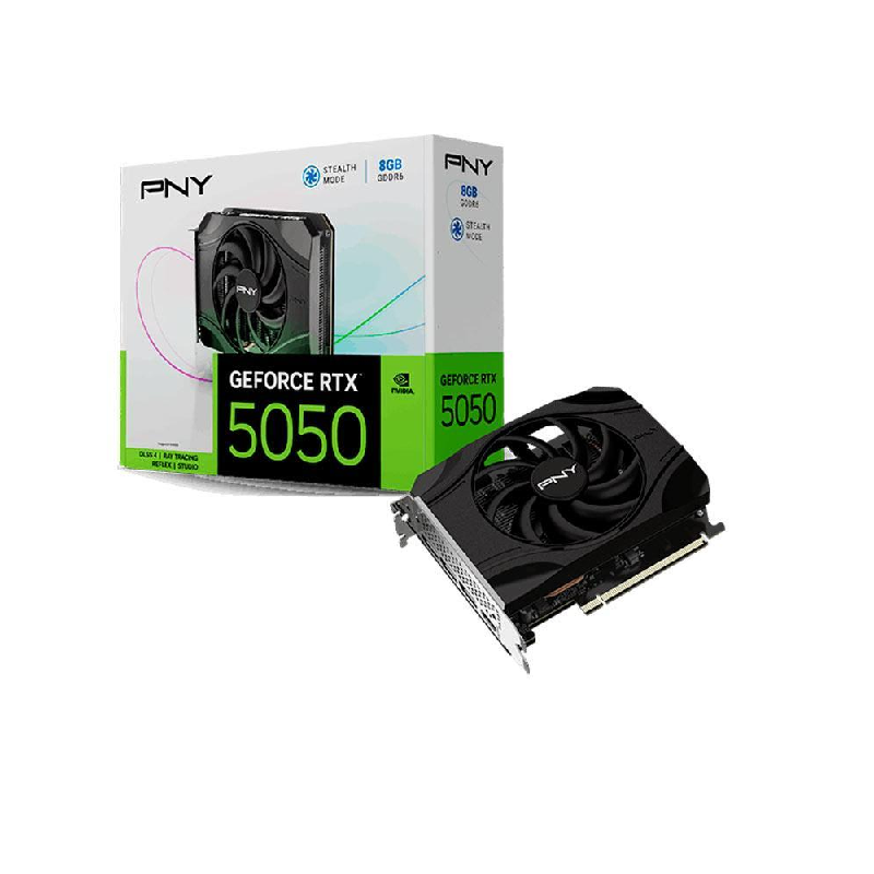 md5-9030614B29DBEA4D65EADB50A593AE9A Placa De Video Pny 8Gb Ddr6 128Bitz Rtx 5050 Single Fan Cg50508Sfxpb1 - Imagem 1