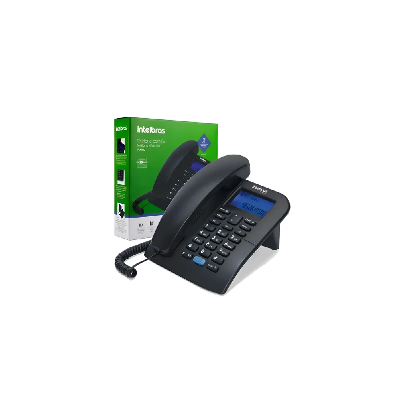 md5-11BE0F4375C9BFF8D99F5135745EBD90 Telefone Intelbras Telefone Tc60Id Pto C/Id - Imagem 1