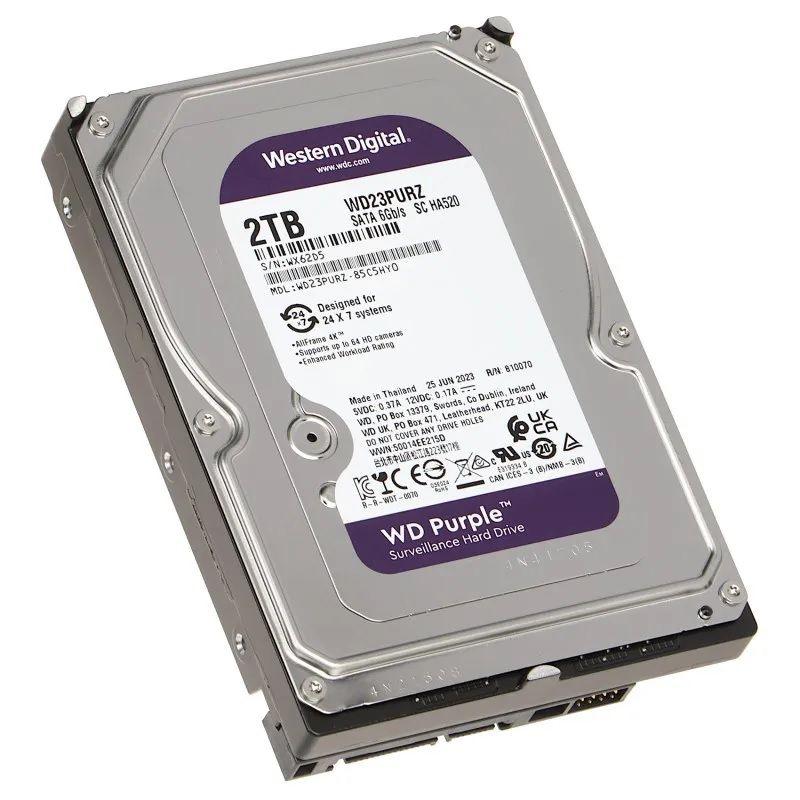 md5-88e573b992c1f600428b344afb1e9959 Hd Wester Digital 2Tb Purple Sataiii 64Mb Wd23Purz - Imagem 1