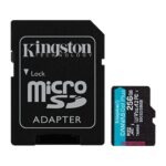 Cartao De Memoria Kingston 256Gb Canvas Go Plus C/Adap Sdcg3/256G* - Imagem 2