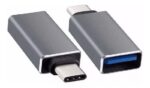 Adapt. Smartphone Up Usb A Femea X Tipo C Macho Otg 3.0 Preto 7973