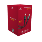 Cabo Smartphone C3Tech Usb-C-Lightning 1M Cb-Cl100Bk - Imagem 2