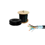 Cabo De Rede Telecam Blindado+ Dreno 4Px24Awg 100% Cobre Rolo 300M Preto - Imagem 3