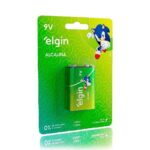 Baterias/Pilhas Elgin Alcalina 9V Blister Com 1 Peca