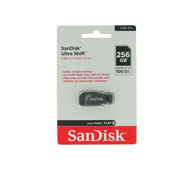 md5-19e0999c243776116c07b04b2b46280b Pen Drive Sandisk 256Gb Z410 Ultra Shift Usb 3.0 - Imagem 1