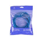 Cabo De Rede Fortrek Patch Cord Cat5E 1,5 Metros Fkcat5E Az - Imagem 3
