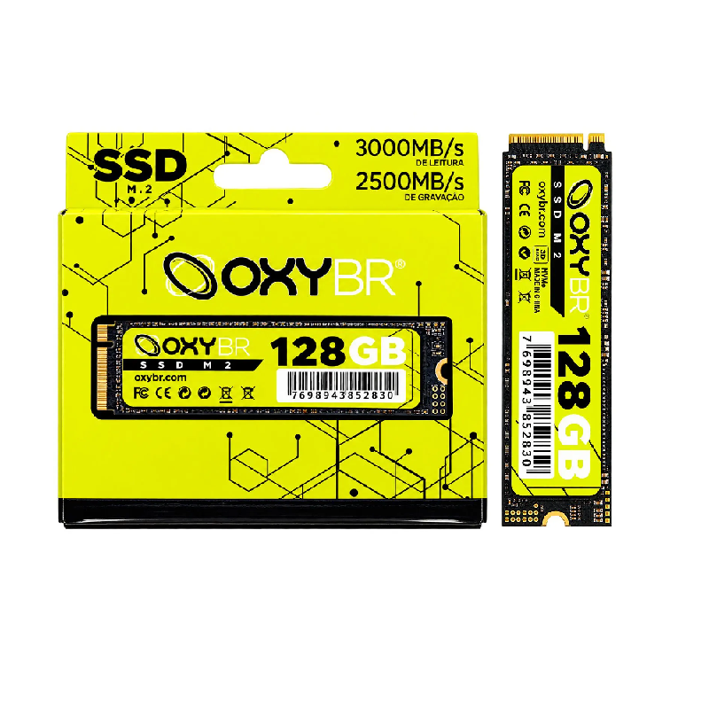 md5-acd905c4614a7c76ca8031f5bd3aeaf2 Ssd Oxybr Nvme 128Gb Pcie 2280 - Imagem 1